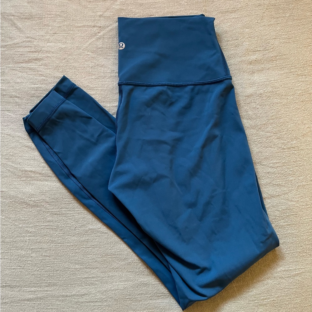 Lululemon Wunder Under 25” Leggings Blue Size 6